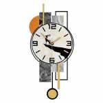Modern Design Pendulum Wall Clock Quartz Silent Watch Big Horloge Home Decor Art