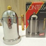 VEV Vigano Kontessa 6 cup Espresso Coffee Service Pot Vintage Italy