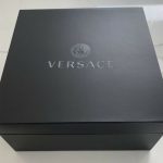 Versace Black Gift Box Jewelry Storage Container Makeup Cosmetic Toiletry Case
