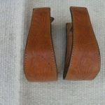 WESTERN SHOW TRAIL TOOLED LEATHER STIRRUPS