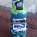 Dinosaur Contigo Kids 14oz Autospout Water Bottle Straw BPA Free shipping