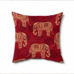 Ethnic Elephant Decorative Cushion Pillow Case Sofa Couch Cover Throw Home Dcor
