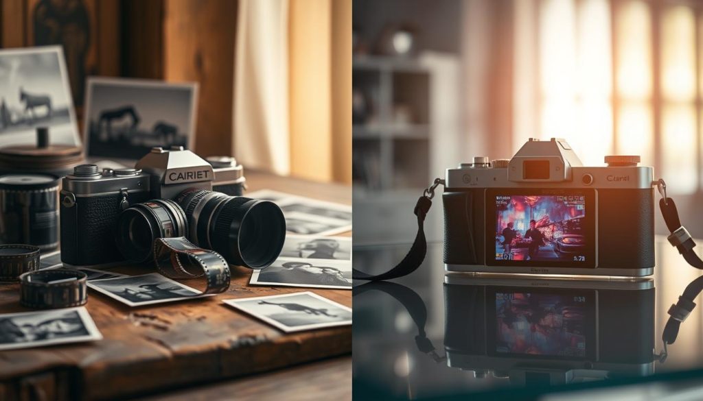 Differences between classic and digital photography