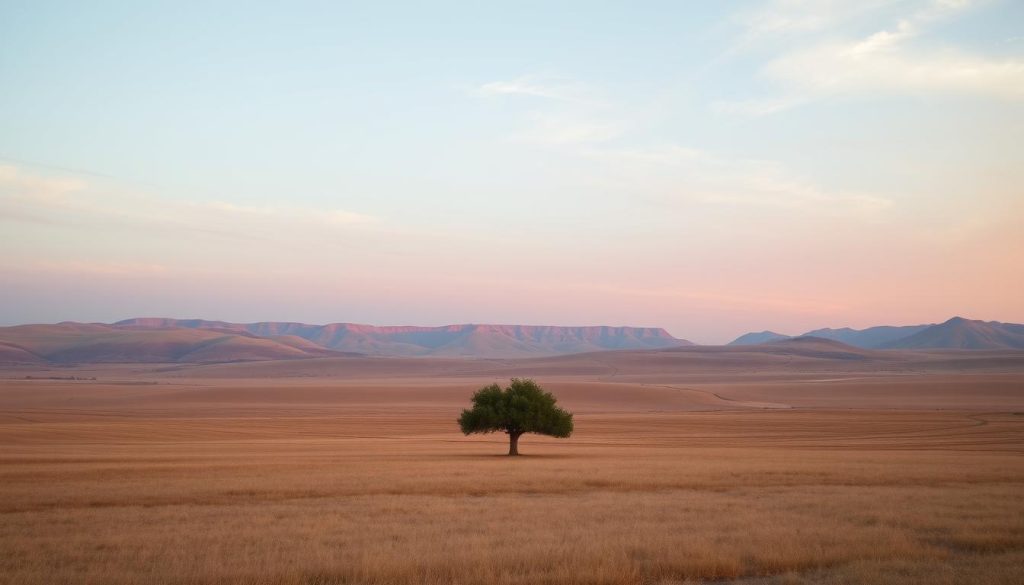 negative space landscape photography